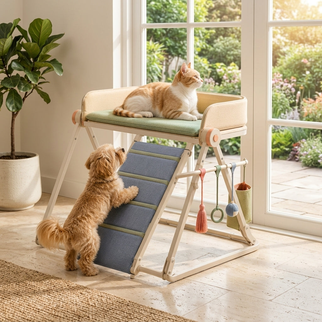 Syrelvia™ VistaWeave Window Lounge & Activity Rail
